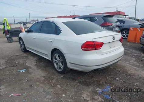 2013 Volkswagen Passat 2.0L Tdi Sel Premium из США, поврежденный, VIN 1VWCN7A30DC134850